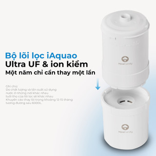 Máy lọc nước ion Kiềm iAquao - Máy lọc nước thông minh nhỏ nhất thế giới - Chính hãng AquaHandy
