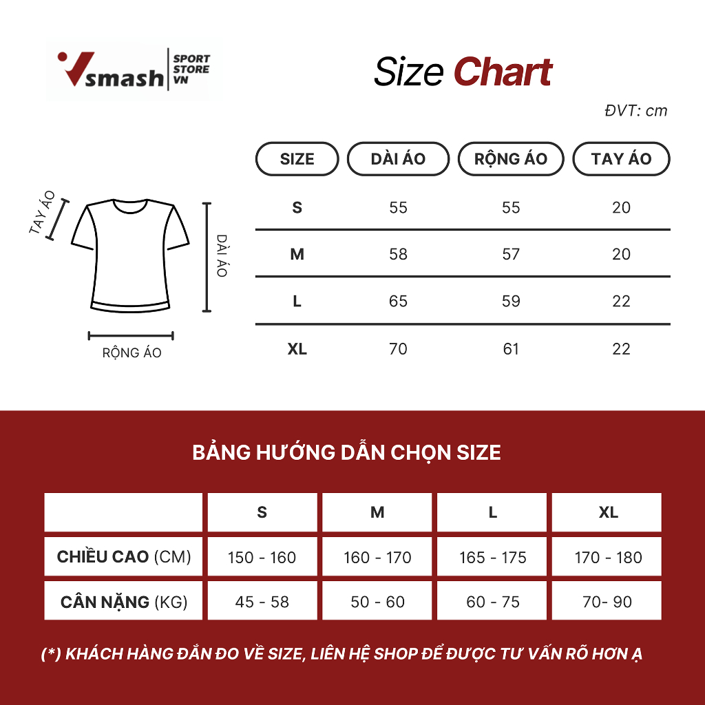 Áo Thun Cầu Lông Nam Nữ Vsmash Sportwear – Thêu "CẦU LÔNG KHUM" – Vải Bông Em Bé Mềm Mịn, Thoáng Mát, Thấm hút tốt
