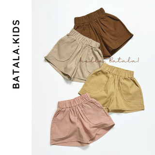 Quần short cho bé Batala Kids, quần đùi bé trai bé gái chất liệu Đũi Linen  mềm mát an toàn thoáng khí QUẦN LINEN COTTON