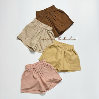 Quần short cho bé Batala Kids, quần đùi bé trai bé gái chất liệu Đũi Linen  mềm mát an toàn thoáng khí QUẦN LINEN COTTON