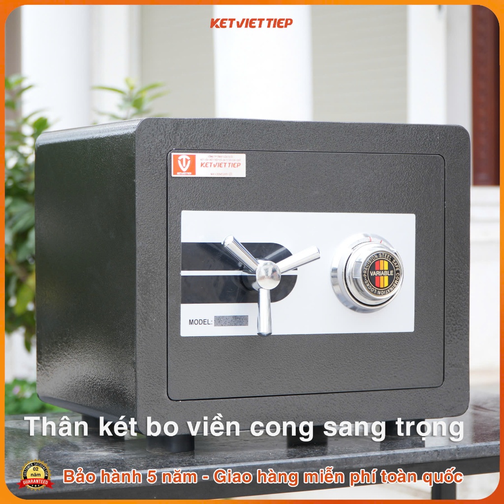 Két sắt mini Việt Tiệp siêu cường chống cháy KVTSC219 khóa cơ đổi mã công ty két sắt Việt Tiệp Freeship