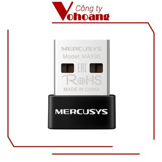 USB Bluetooth 5.3 Nano Mercusys MA530 nhỏ gọn, kết nối ổn định