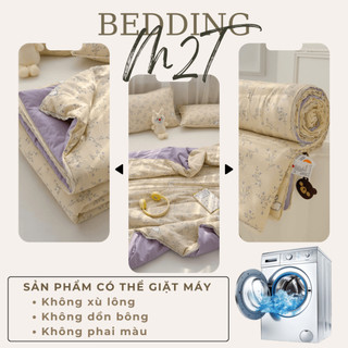 Chăn hè viền ren M2T BEDDING mềm mát, kích thước 2mx2m3 dùng 4 mùa quanh năm