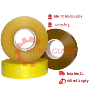 Băng dính 1kg Đóng Hàng Siêu Dính Lõi Mỏng