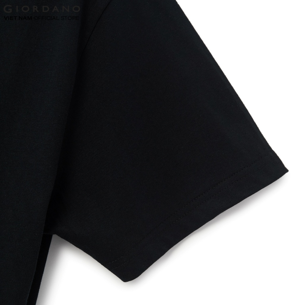 Ảnh GIORDANO Áo Thun Nam Ngắn Tay In Hình Signature Print Tee 01095201 3