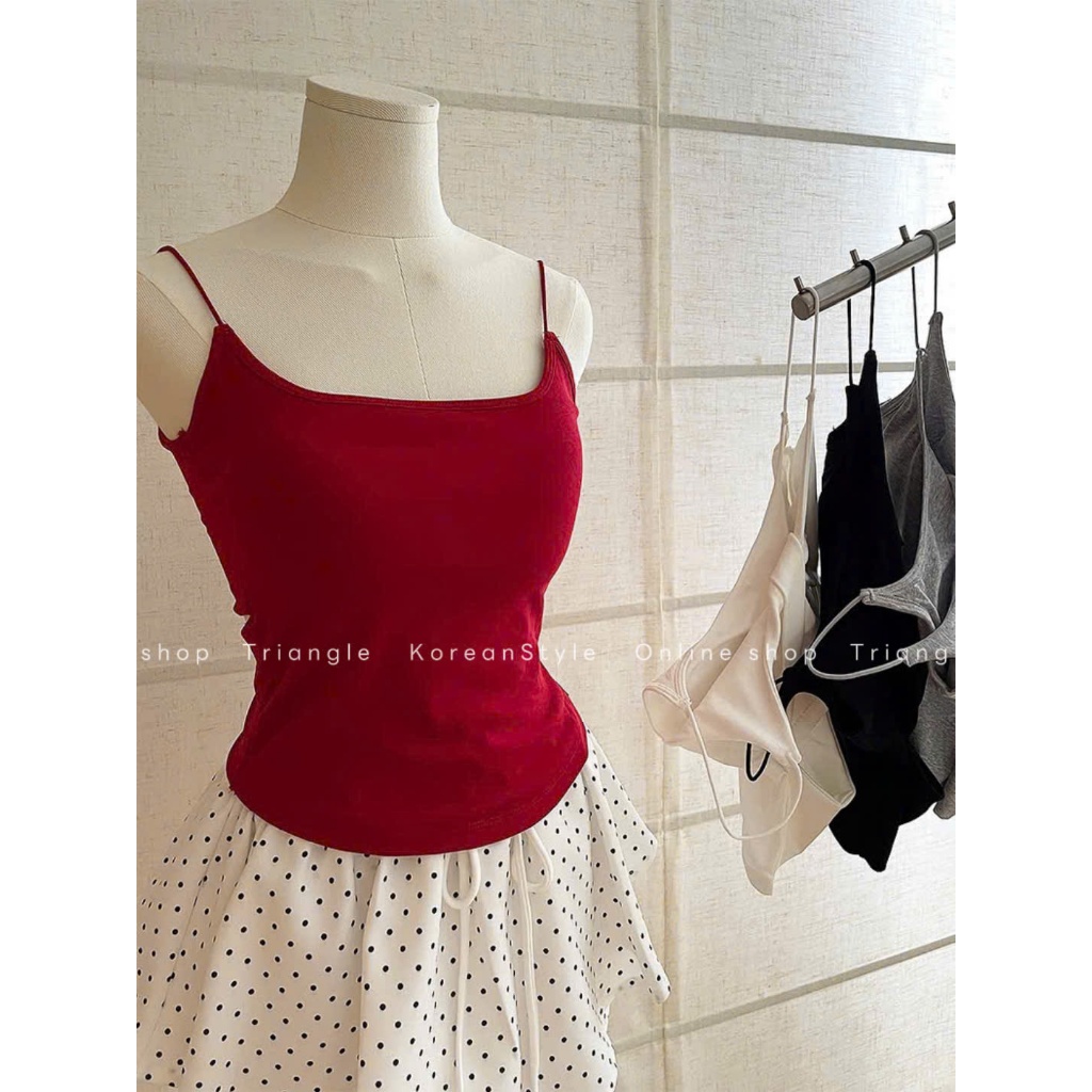 Triangle - Hot Camisole (Cân nhắc kỹ, return is not welcomed) - Áo hai dây đan lưng siêu hot phong cách gợi cảm, sexy