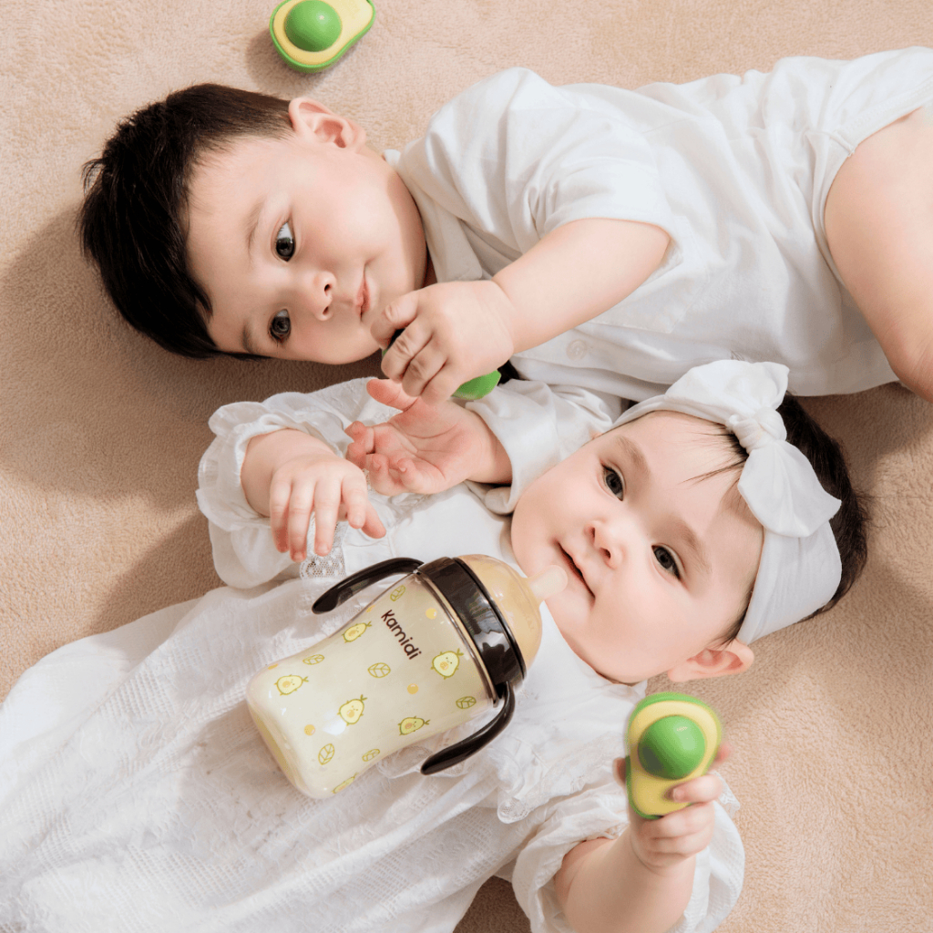 Bình Sữa Kamidi Chất Liệu PPSU GEN 1 Cao Cấp Họa Tiết Quả Bơ Dung Tích 210ml/300ml