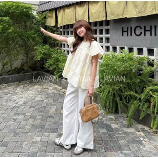Áo babydoll tay bồng 3 tầng siêu xinh, nhiều màu freesize dưới 56kg LAVIAN A04