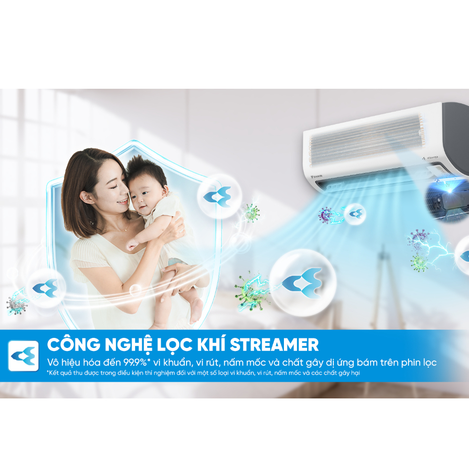 Ảnh MỚI 2025 - Điều Hòa Daikin Inverter 1 chiều FTKF35ZVMV 1.5HP 12.000BTU 3