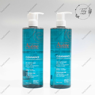[Mâu mới] Sữa rửa mặt Avene Cleanance Cleansing Gel 400ml cho da nhờn mụn nhạy cảm