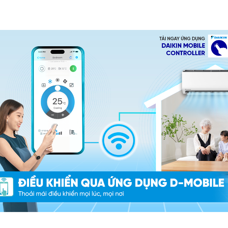 Ảnh MỚI 2025 - Điều Hòa Daikin 1 chiều Inverter FTKF25ZVMV 1HP 9000 BTU 4