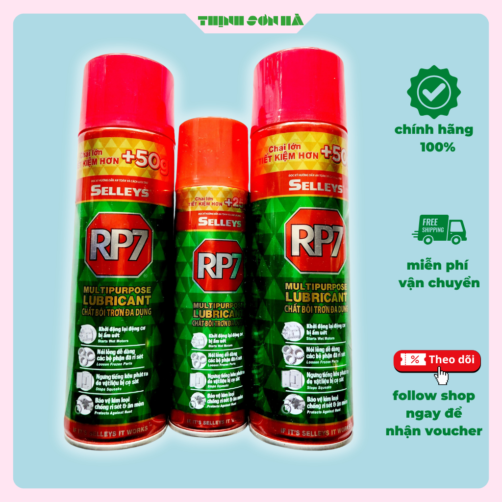 RP7 Chai Xịt Bôi Trơn & Chống Rỉ Sét 175g 350g - Dầu Bôi Trơn Kim Loại ...