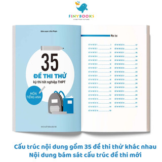 Sách - 35 Đề Thi Thử Kỳ Thi Tốt Nghiệp THPT Môn Tiếng Anh - Theo Chương Trình Mới Nhất