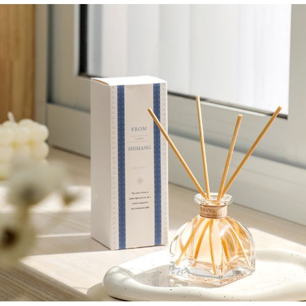 50ml SHIMANG Tinh Dầu Thơm Phòng Xe Hơi, Nhà Tắm, Phòng Ngủ Tặng Kèm Que Khuếch Tán Khử Mùi Không Khí