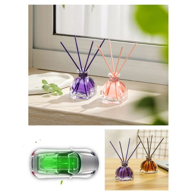 50ml SHIMANG Tinh Dầu Thơm Phòng Xe Hơi, Nhà Tắm, Phòng Ngủ Tặng Kèm Que Khuếch Tán Khử Mùi Không Khí