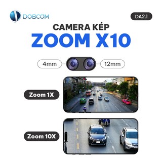Camera năng lượng mặt trời DOSCOM DA2.1, camera 4G ngoài trời giám sát an ninh toàn cảnh 360°
