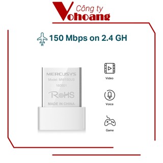 USB Wi-Fi Nano 150Mbps Mercusys MW150US