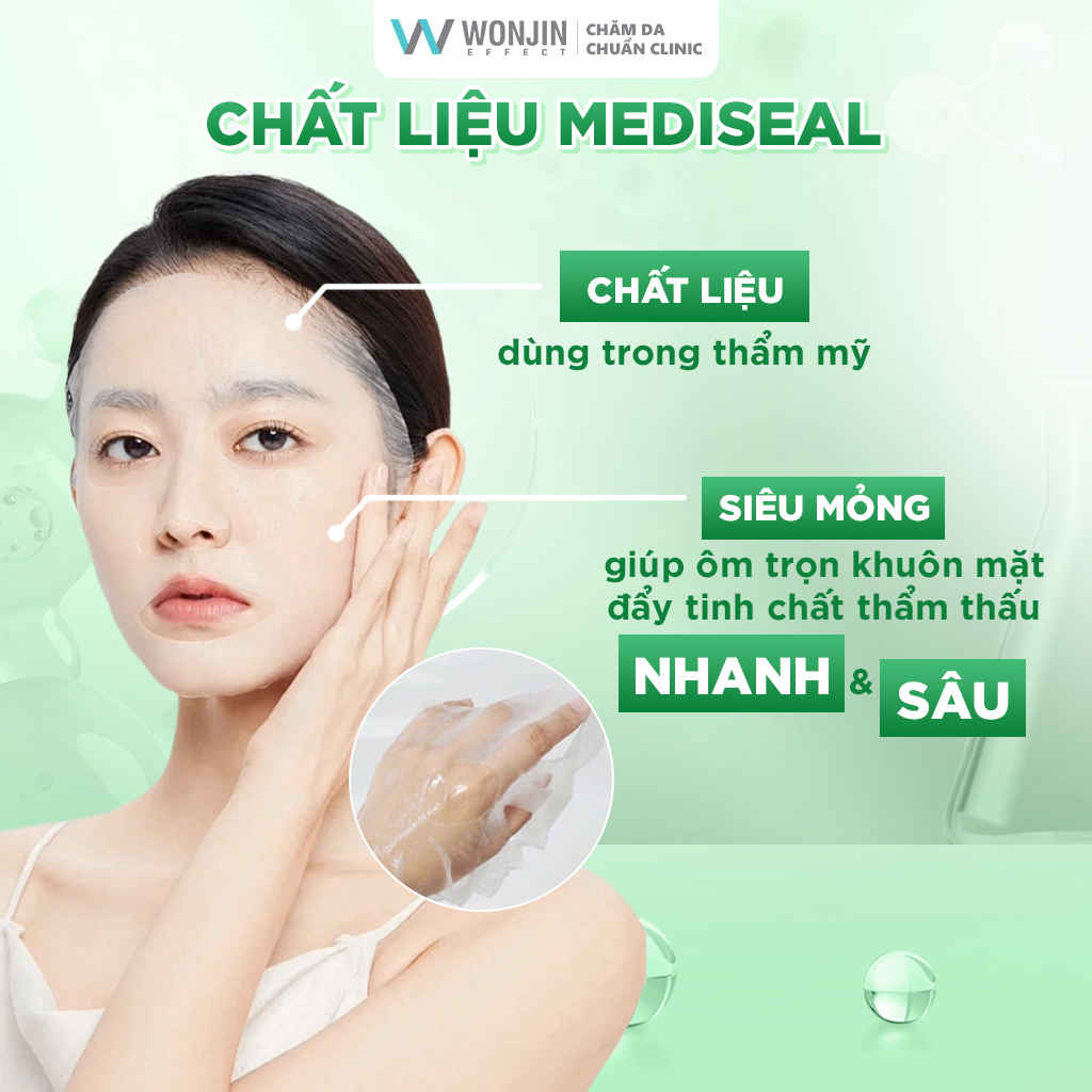 Ảnh Combo 10 Mặt Nạ Phục Hồi Chuyên Sâu WonJin Effect Nourising Supplement Mask 30g/miếng [B1] 2
