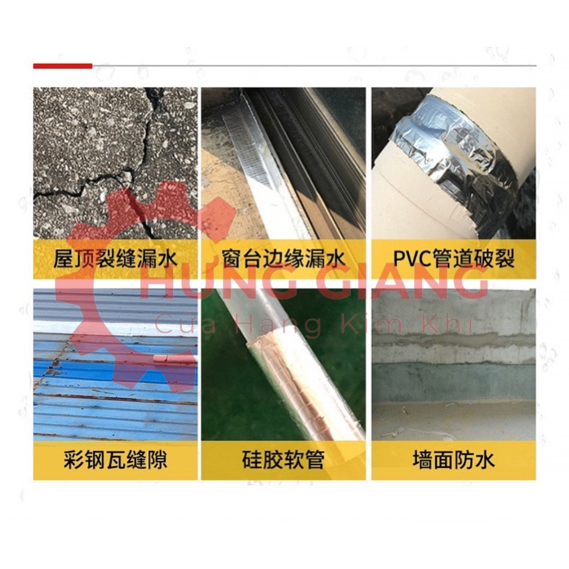 Băng Keo Chống Thấm X2000 Keo Dán Tôn, Chống Dột, Dán Tường Dính Cực Chắc