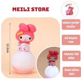 ( TẶNG SET 10 KHẨU TRANG) Đèn ngủ mini để bàn thỏ hồng - Decor đèn trang trí phòng ngủ - Quà tặng đáng yêu