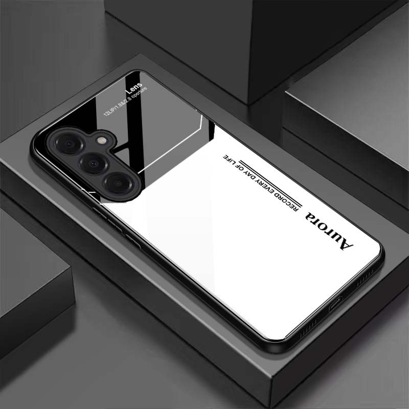 Ốp Lưng SAMSUNG A16, A26, A36, A56 5G Mặt Lưng Kính Cường Lực Sáng Bóng