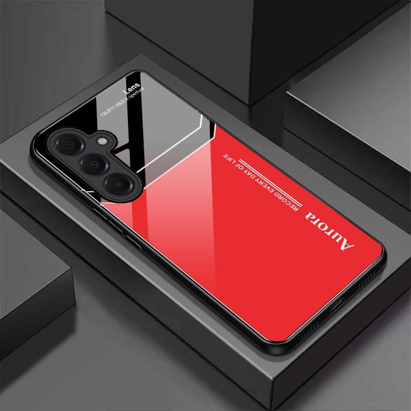 Ốp Lưng SAMSUNG A16, A26, A36, A56 5G Mặt Lưng Kính Cường Lực Sáng Bóng