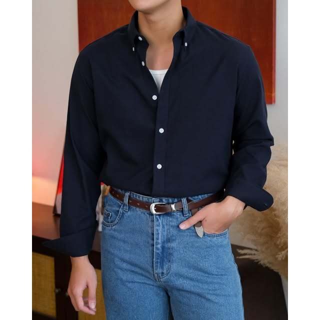 Áo Sơ Mi Trơn B Brown Dandy Shirts - Vải Oxford, Form Regular Fit, Cổ ...