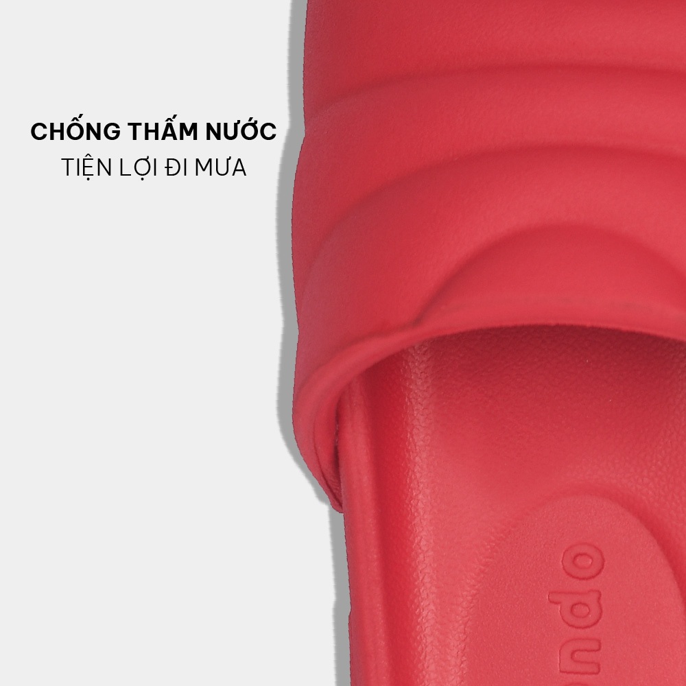 Ảnh Dép Bánh Mì Nam Nữ Trendy 5 Quai Ngang Nhựa, Thoải Mái, Siêu Nhẹ Shondo Nhiều Màu 1