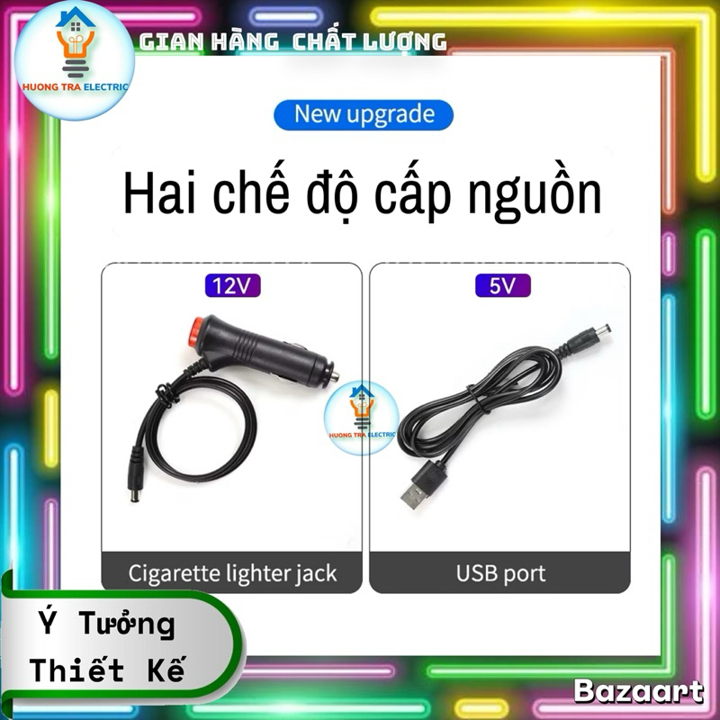 Bộ 4 Thanh Đèn 72 Mắt Led Cảm Ứng Gầm Ghế Nội Thất Ô Tô Nháy Theo Nhạc Điều Khiển Qua App Điện Thoại