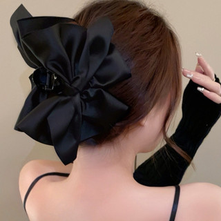 kẹp ngoạm nơ sz 16cm vải lụa satin hàng QC