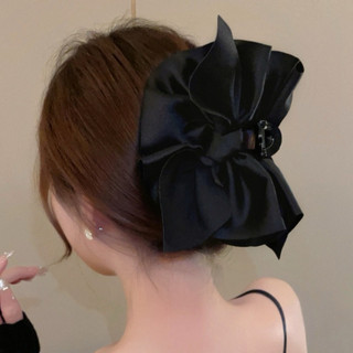 kẹp ngoạm nơ sz 16cm vải lụa satin hàng QC