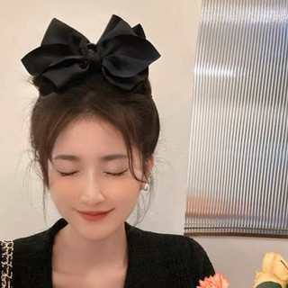 kẹp ngoạm nơ sz 16cm vải lụa satin hàng QC