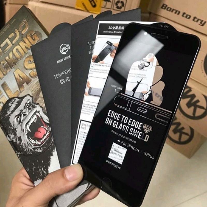 Kính cường lực IPhone 16E/SE4 Kingkong trong suốt và chống nhìn trộm hạn chế vân tay