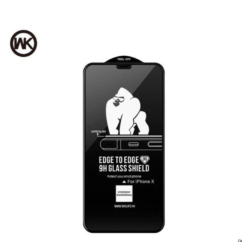 Kính cường lực IPhone 16E/SE4 Kingkong trong suốt và chống nhìn trộm hạn chế vân tay