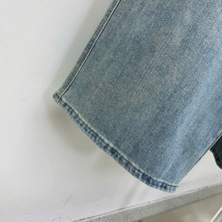 Quần jean nữ ống rộng dáng cao BST NewArival vải dày đẹp HAZEE