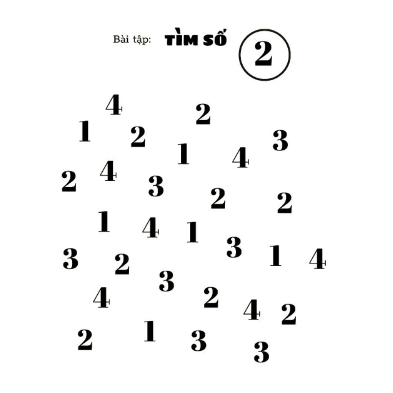 Bộ 10 tờ học liệu Montessori luyện viết và tìm số giúp làm quen với toán, tập đếm, rèn luyện tư duy, nhận biết số đếm