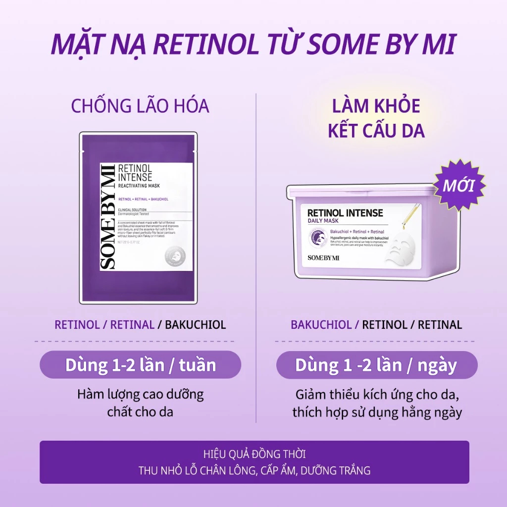 Ảnh Some By Mi Mặt nạ giấy hàng ngày Retinol Intense Daily Mask 30 miếng 3
