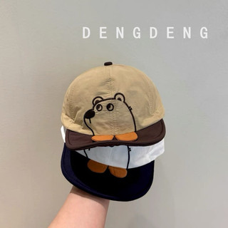 Mũ nón lưỡi trai vành mềm gấu nhỏ dễ thương cho bé
