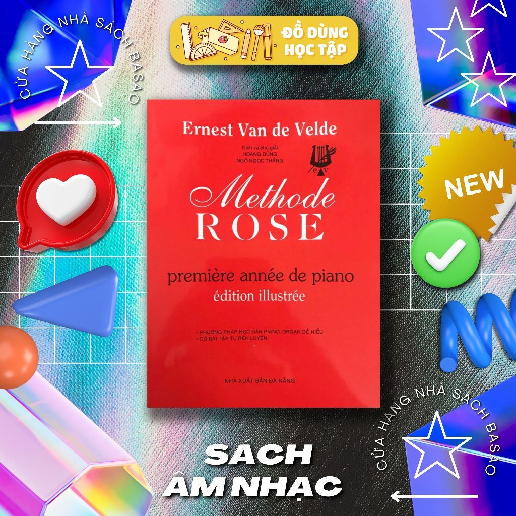 Sách - Methode Rose - Phương Pháp Học Đàn Piano Vỡ Lòng - Ernest Van De ...
