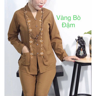 Bà Lai 2 Túi Áo Nữ # Đồ Bộ Đi Chùa