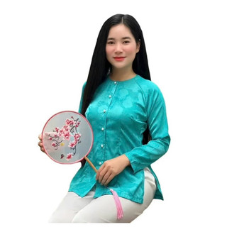 Bà Ba Vải Lụa Gấm Cao Cấp # Áo Lẻ Top