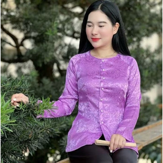 Bà Ba Vải Lụa Gấm Cao Cấp # Áo Lẻ Top