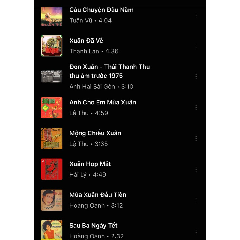 Băng Cassette Nhạc Xuân Xưa