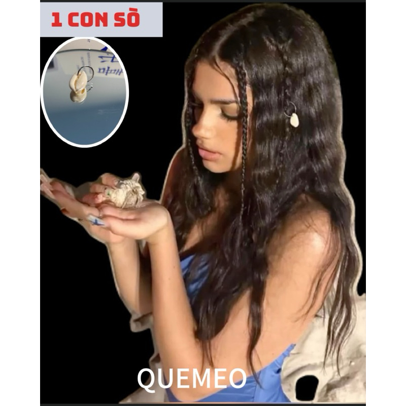 Set 6 10 30 90 Nẹp tóc Dread Locks màu vàng bạc Phụ Kiện tóc cá tính Hiphop QUEMEO