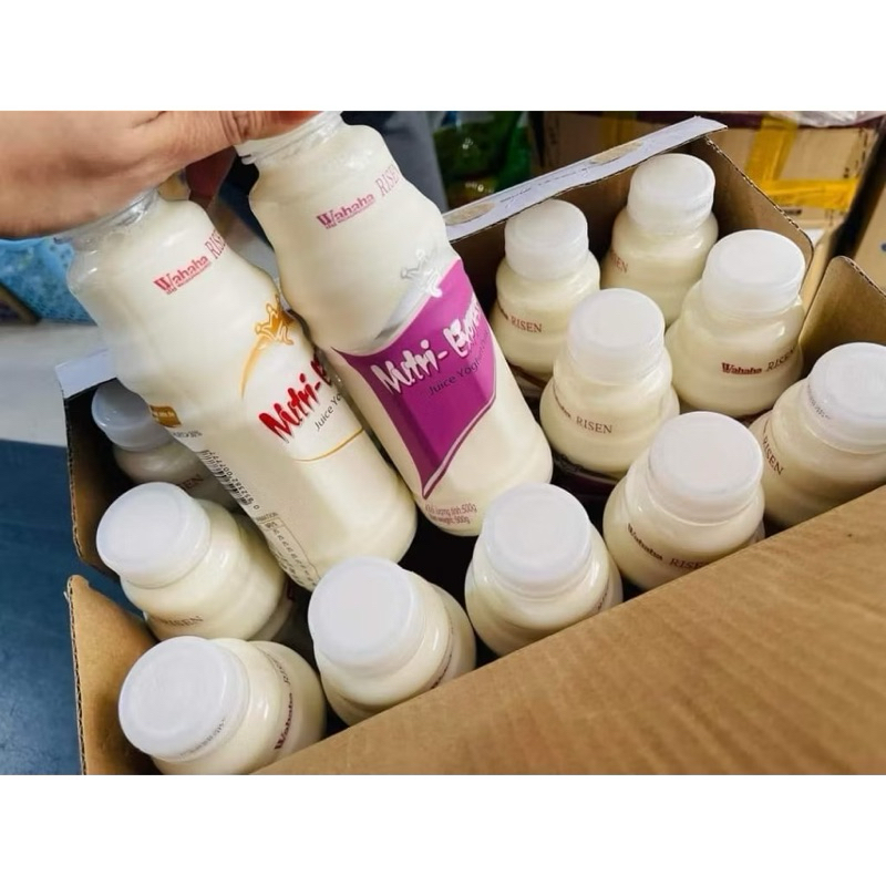Nước Sữa Chua Hoa Quả  WAHAHA Đài Loan chai 500ml Thơm Ngon Bổ Dưỡng
