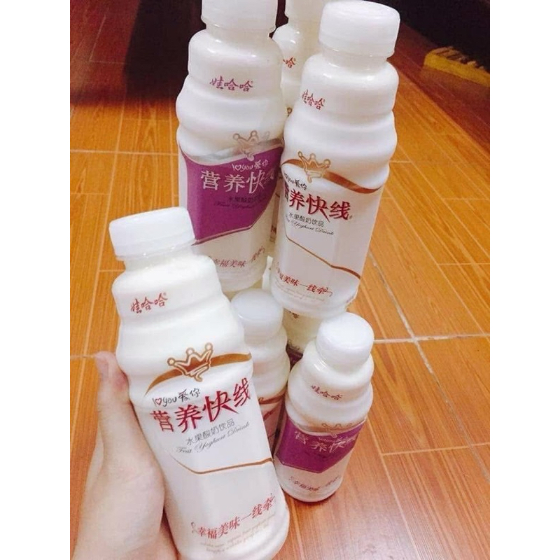 Nước Sữa Chua Hoa Quả  WAHAHA Đài Loan chai 500ml Thơm Ngon Bổ Dưỡng