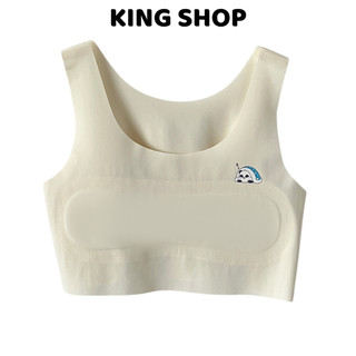 Áo Lá Su Cho Bé Gái Thiết Kế Basic Màu Xinh, Áo Lót Học Sinh Mềm Thoáng Chống Hằn King Shop B-8999
