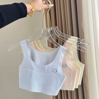 Áo Lá Su Cho Bé Gái Thiết Kế Basic Màu Xinh, Áo Lót Học Sinh Mềm Thoáng Chống Hằn King Shop B-8999