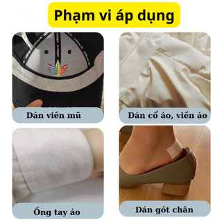 Cuộn dán cổ áo thấm mồ hôi chống bám bẩn. Cuộn băng keo 3M dán cổ áo, viền mũ, tay áo thấm mồ hôi