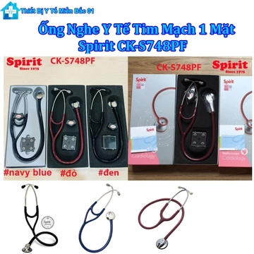 Ống Nghe Y Tế Tim Mạch 1 Mặt Spirit CK-S748PF